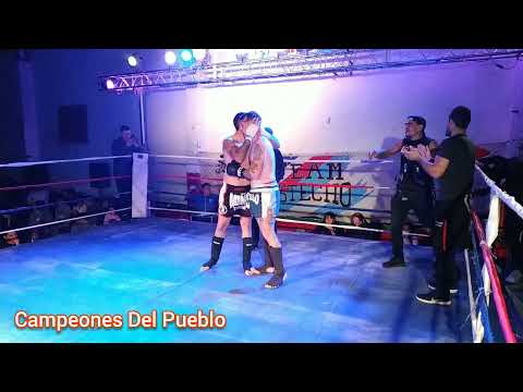 🥊Fernando Angelini Vs Juanma Dima - KICK BOXING - AMATEUR - Campeones Del Pueblo - Siempre Humilde