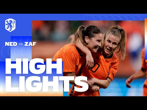 Fantastische goals! 🔥 | Highlights OranjeLeeuwinnen - Zuid-Afrika (12/4/2022)