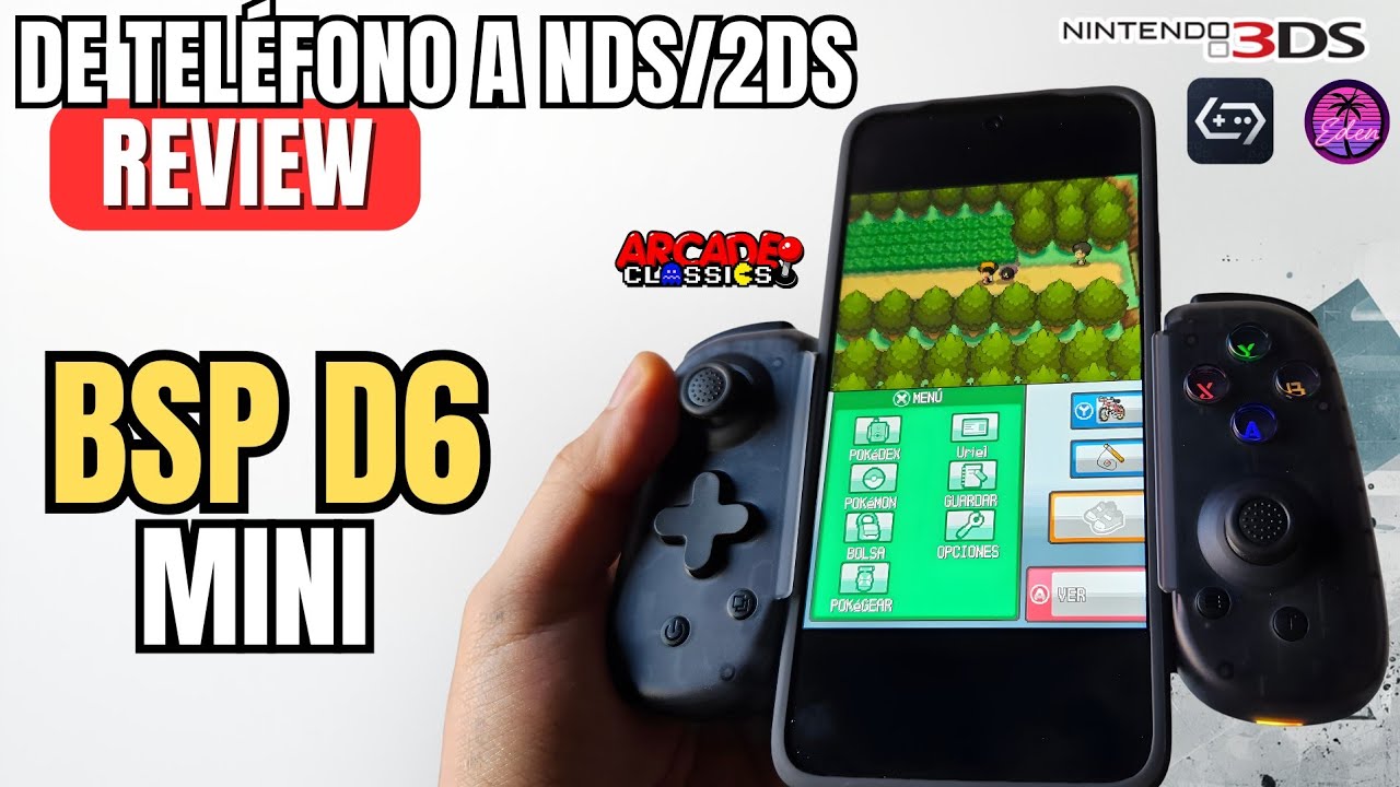 💥 Este mando Convierte a tu TELEFONO en una 3DS o DS: D6Mini | Review