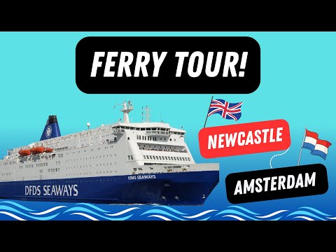 A LOOK 🔎 around NEWCASTLE to AMSTERDAM ferry