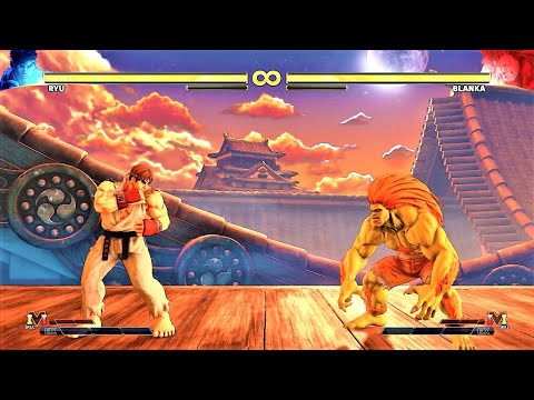 LEVEL 8 Ryu VS Blanka STREET FIGHTER V BATTLE MATCH