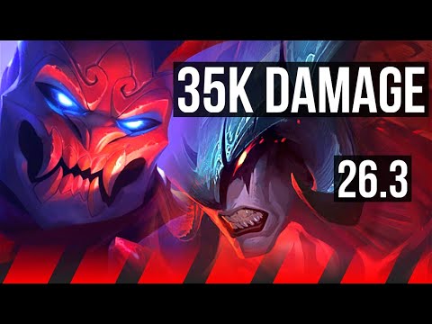 SHEN vs AATROX (TOP) | 35K damage | KR Diamond | 26.3