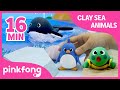 How To Make Clay Sea Animals Compilation Arts And Crafts Pinkfong Craft Time For Children