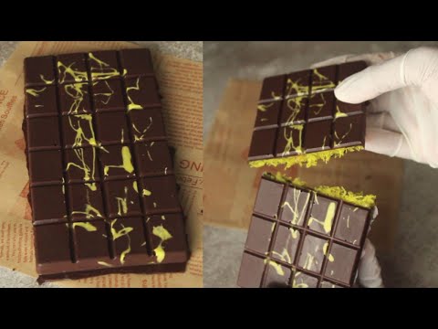 Dubai's Viral Kunafa Chocolate ⋆。‧˚ʚ🍫ɞ˚‧。⋆ Recipe By Chef Hafsa