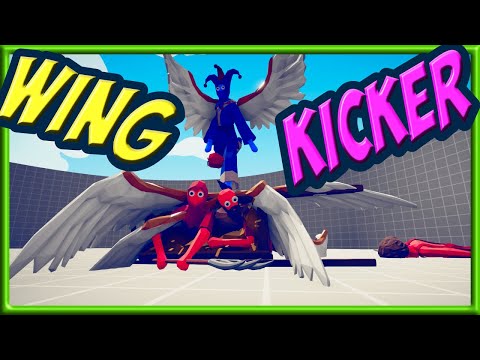 Wing Kicker vs Every Unit with wing 1v1 - TABS Bug DLC Mods Gameplay
