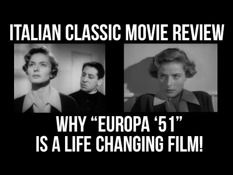 ITALIAN CLASSIC MOVIES That You NEED To Know - "EUROPA '51" Movie Review !