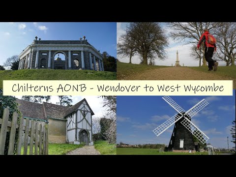 Hiking 14 miles in the Chiltern Hills - Wendover to West Wycombe -  [4K]