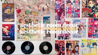 affordable aesthetic room decor ✰ cow door, anime prints, &amp; where to buy posters!