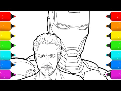 Digital Drawing Tony Stark & Iron Man