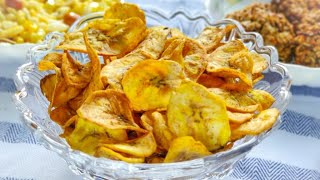 BANANA CHIPS IN AIRFRYER