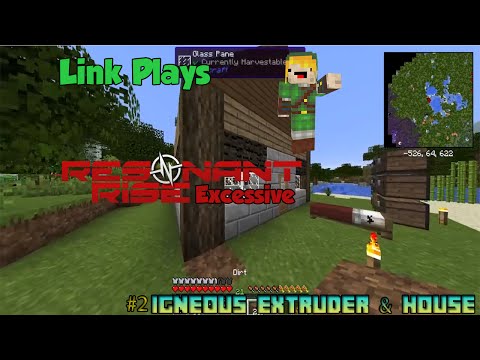 Minecraft: Resonant Rise (Modded Minecraft) |  S2 E2 | Igneous Extruder & House