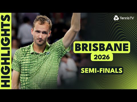 Daniil Medvedev Seeks First Final Of 2026 | Brisbane 2026 Semi-Final Highlights