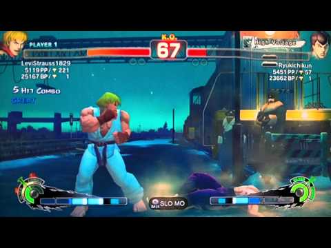 SSF4 AE:2012 LeviStrauss1829 (ken) vs Ryukichikun (Fei Long)