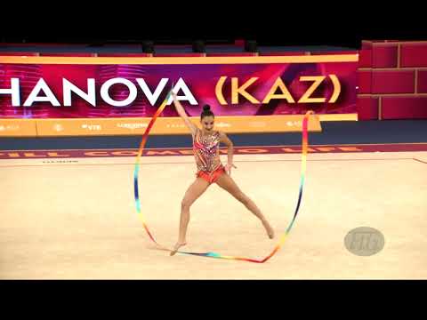 ADILKHANOVA Alina (KAZ) - 2019 Rhythmic Worlds, Baku (AZE) - Qualifications Ribbon