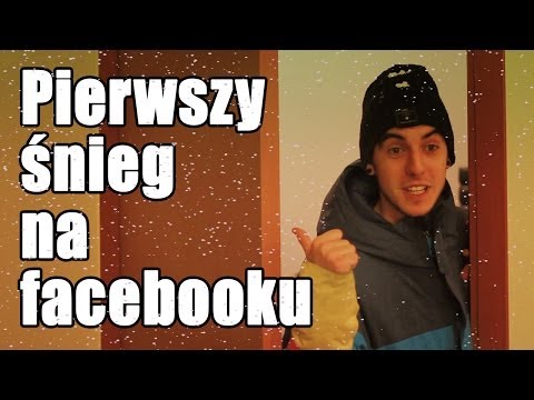 Wrzucanie zdjęć pierwszego śniegu na Facebooka