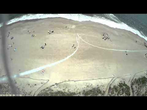moar kite fun...  decent footage over Salisbury Beach MA