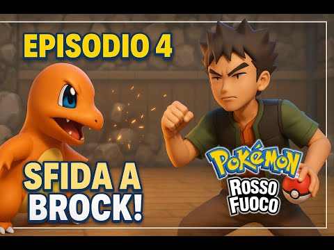 Pokemon Rosso Fuoco | Speed VS Brock! | Walkthrough ITA Ep. 4
