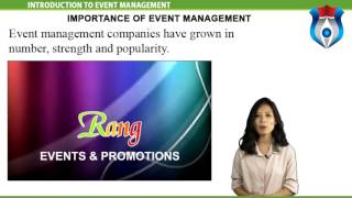 INTRODUCTION TO EVENT MANAGEMENT