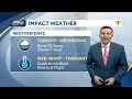 Video: Light snow could affect driving conditions Wednesday