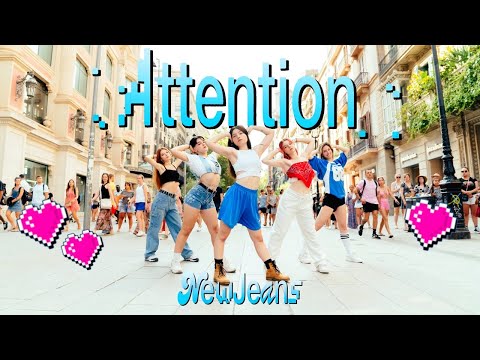 [KPOP IN PUBLIC] NEWJEANS _ ATTENTION | Dance Cover by EST CREW from Barcelona