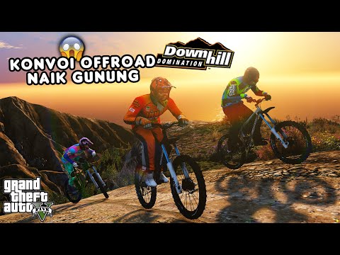 OFFROD CONVOY GOES DOWN THE MOUNTAIN - GTA 5 ROLEPLAY