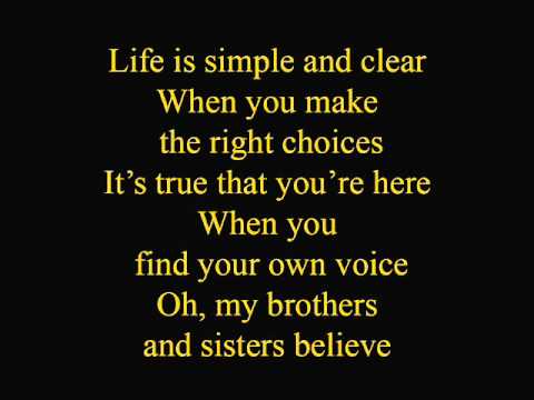 Welcome to this day - lyrics