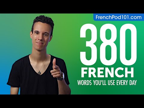 380 French Words You'll Use Every Day - Basic Vocabulary #78
