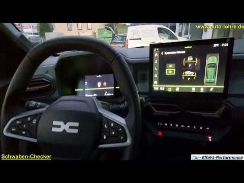 Dacia Duster 2024 360° Kamera, Darstellung, Einstellung, All Road Info, Anfahrwinkel, Darstellung
