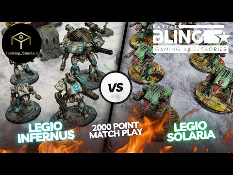 Adeptus Titanicus Match Play Battle Report- Battlebling vs Tabletop_Standard