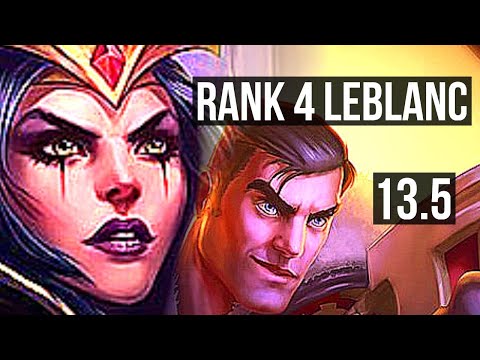 LEBLANC vs JAYCE (MID) | Rank 4 LeBlanc, 7/0/2, Godlike | KR Challenger | 13.5