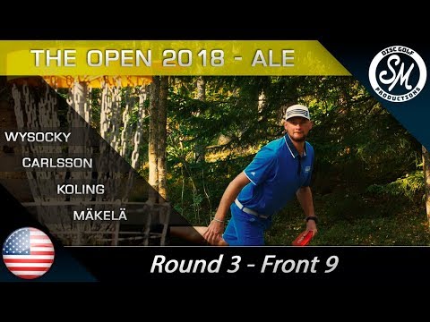 The Open 2018 | Round 3 Front 9 | Wysocki, Carlsson, Koling, Mäkelä