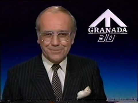 Granada 30th Anniversary closedown - Charles Foster - 3rd May 1986