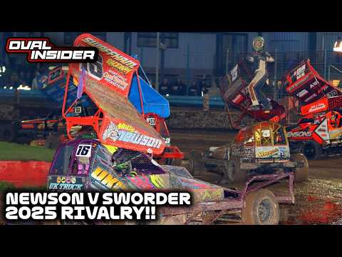 The Biggest BriSCA F1 Rivalry In 2025! (Matt Newson V Charlie Sworder - Highlights)