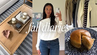INTROVERT DIARIES | fall decorating, fall wardrobe favorites, cozy days & making the best pancakes