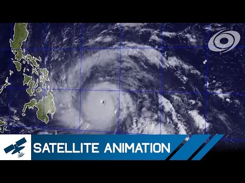 Typhoon Haiyan (Yolanda) - Satellite Imagery Timelapse (Nov 4-10 ...