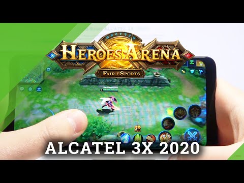 How Heroes Arena Works on Alcatel 3X 2020 - Gameplay / Performance Checkup