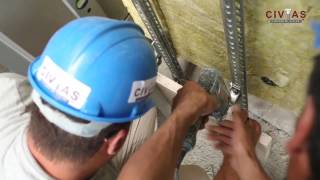Mermer ankraj uygulaması. Marble achroge fixing. Civtaş