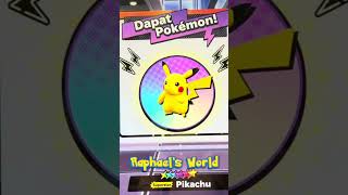 PIKACHU 🤩🤩🤩#pokemon #pokemonmezastar #mezastarindonesia #raphaelsworld