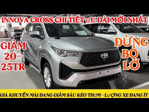 ✅Toyota Innova Cross Chi Tiết Giá Khuyến Mãi Mới Nhất- Chỉ Còn Vài Xe Cuối Tháng Chốt Ngay Kẻo Lỡ.?
