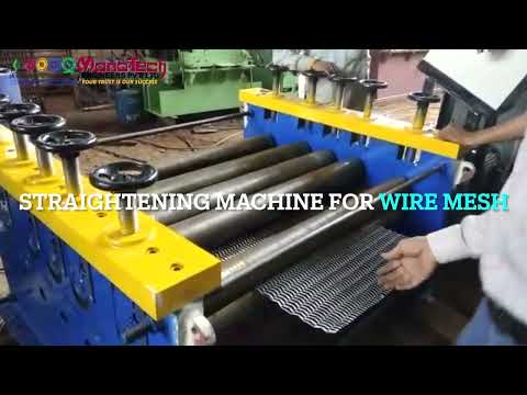 Wire Mesh Leveling Machine