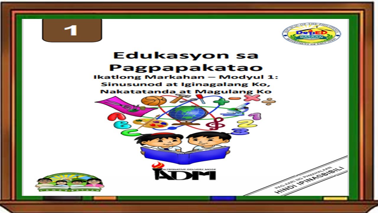 SHARING SELF LEARNING EDUKASYON SA PAGPAPAKATAO 1 QUARTER 3 MODULE 1 / With Modules Links Below