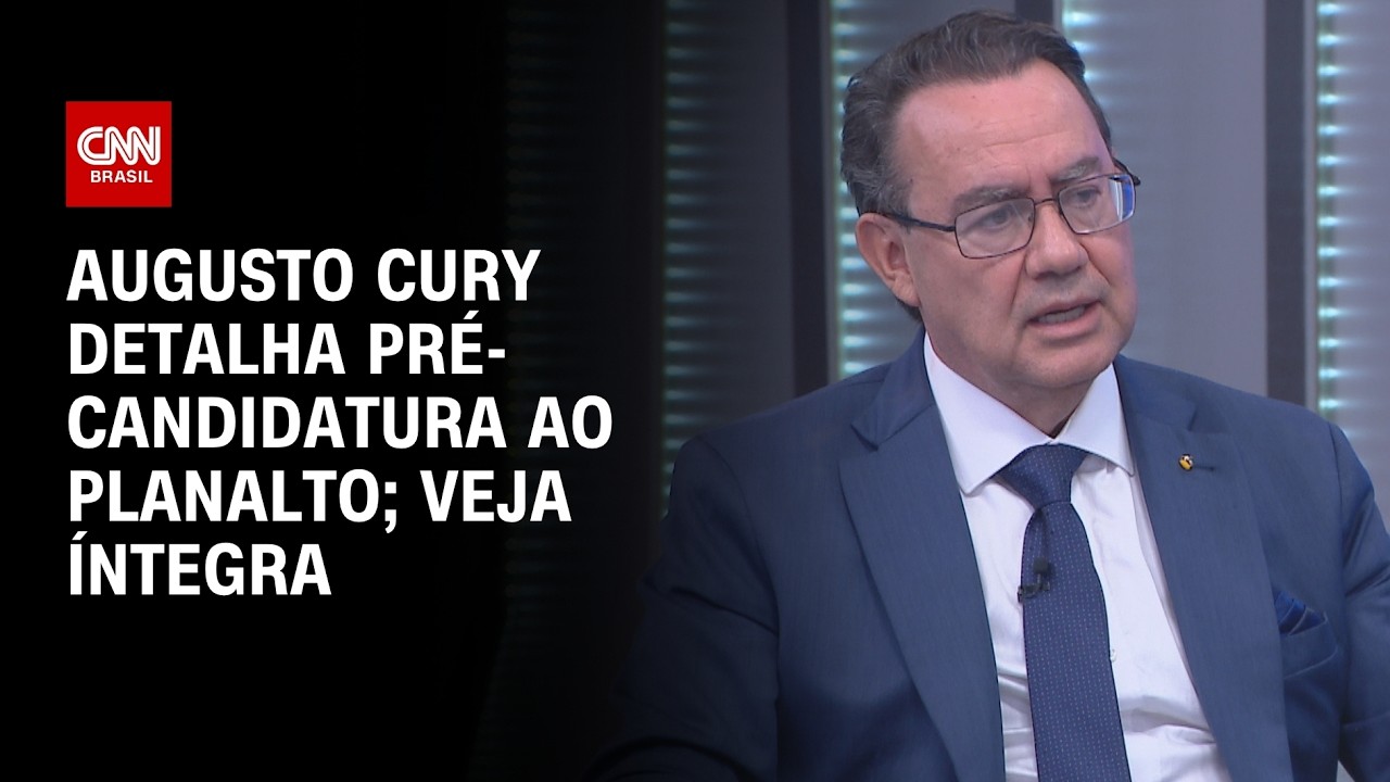 Eleições 2026: Augusto Cury detalha pré-candidatura à Presidência da República | CNN 360º