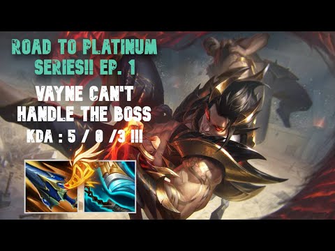 Sett VS Vayne Top!! TOP GAPP!!! ROAD TO PLATINUM EP.1