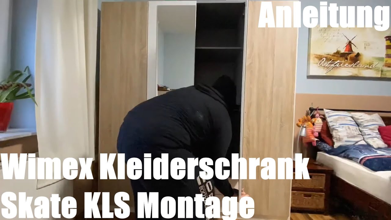 Wimex Kleiderschrank/ Drehtürenschrank Skate KLS Montage Anleitung