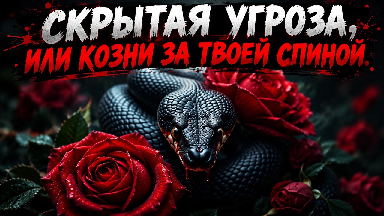 СРОЧНО ‼️ СКРЫТАЯ УГРОЗА ,ИЛИ КОЗНИ ЗА ВАШЕЙ СПИНОЙ 😱🤕⚡🎯🧿#гадание #таро