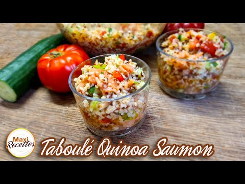 Bulgur Quinoa Smoked Salmon Tabouleh