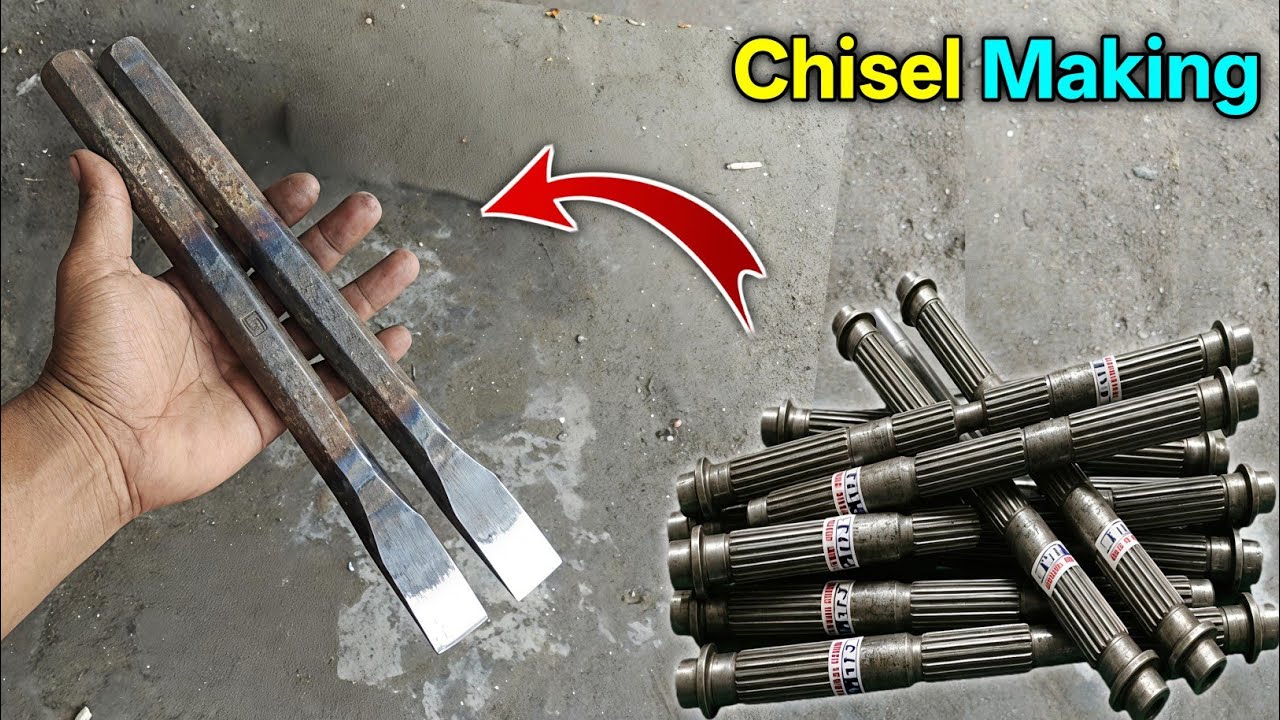 Making A Chisel From Auto Rod | How To Make Chheni | Handmade Chheni | Chheni kaise banaye | Chisel