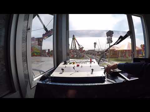 Keeley Wall's Superstar paybox view at Eastbourne Fun Fair 2019