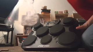 Video thumbnail for Pyle Pro PTED01 Digital Drum Kit unboxing and demo by Dougalo Nation