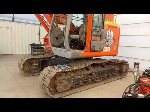 20 year old Hitachi excavator restoration